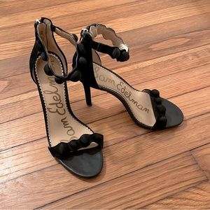Sam Edelman Addison Suede Ankle Strap Heel Size 7.5